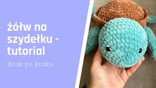 🐢Żółwik na szydełku tutorial krok po krok [upl. by Lecrad960]