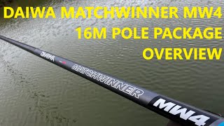 Daiwa Matchwinner MW4 16m Pole Package overview [upl. by Rahmann960]