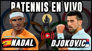 Nadal vs Djokovic  Juegos Olímpicos Paris 2024  Reacción en VIVO [upl. by Shelburne]