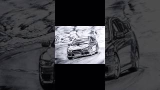 MITSUBISHI LANCER EVO X youtubeshorts arte dibujo mitsubishi lancer [upl. by Bethezel]