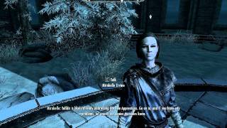 First Lessons  Joining the Winterhold College Mage Guild Quest  Elder Scrolls 5 Skyrim [upl. by Most130]