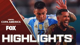 Argentina vs Peru Highlights  2024 Copa América [upl. by Idoux119]