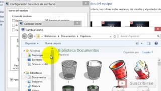 Como cambiar el icono de papeleras de reciclaje MEDIAFIRE [upl. by Ttelrahc]