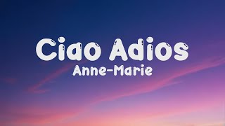 AnneMarie  Ciao Adios Lyrics [upl. by Ahron915]