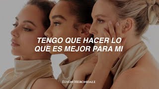 Little Mix  Cut You Off Letra en Español [upl. by Bortz536]