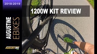 eBike Review 1200w Electric Bike conversion kit 2016 Giant Talon Hardtail 29er 48V 175AH [upl. by Mcdonald]