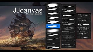 JJcanvas  Procreate Free Brushes [upl. by Alyks]