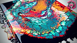 NEVER SEEN BEFORE ART  Fluid Art and Acrylic Pouring for Therapy and Healing [upl. by Kelsy]