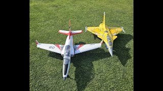 FMS 80mm Rafale vs EFlite 90mm Viper [upl. by Bennink473]