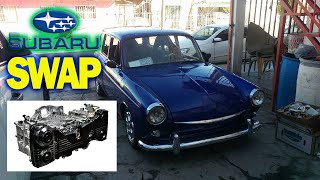 VW TYPE 3 SQUAREBACK SUBARU EJ25 SWAP [upl. by Reamy]