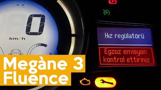 Egzoz Emisyon Kontrol Ettiriniz Arızası Ve Çözümü Megane 3  Fluence [upl. by Schulein107]