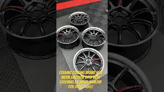 Brand new Work Emotion ZR10 Wheels ceramic coated in Gtechniq C5 Wheel Armour cardetailing [upl. by Youngran361]