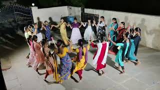 Bathukamma song kolatam Day 3 celebration at sangu dance adda [upl. by Clarke]