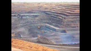 Lignite Mines in Barmer Region Rajasthan in Operation  Mining Videos [upl. by Tarazi]