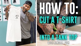 How To Cut a TShirt into a Tank Top [upl. by Chelsie]