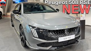 All New PEUGEOT 508 PSE Hybrid4 360 2024  FIRST LOOK exterior interior [upl. by Aleece524]