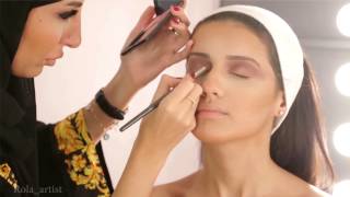 bride makeup 2015 Rola Alghoul مكياج العروس 2015 رولا الغول [upl. by Danika]