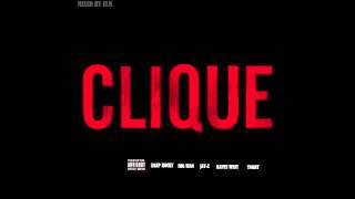 Clique Remix Feat AAP Rocky Big Sean JayZ Kanye West and TNGHT [upl. by Arlina]