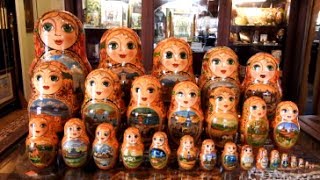 Super Matryoshka Nesting Doll at the Russian Gift Shop in Lisle Illinois [upl. by Yrrac]