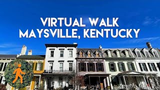 Maysville Kentucky  Small Town Virtual Walk  4K Slow TV [upl. by Emmye]