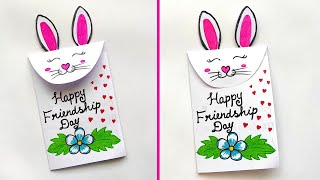 Friendship day card  Easy and beautiful card for Friendship day  DIY Friendship Day Card [upl. by Pattani924]