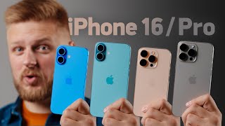 Распаковка всех iPhone 16  Plus  Pro  Max — какой выбрать [upl. by Laenaj31]