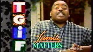 1995 Family Matters TGIF TV Spot [upl. by Anerda]