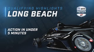 Qualifying Highlights  2023 Acura Grand Prix of Long Beach  INDYCAR [upl. by Ahsitahs]