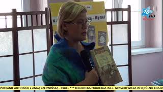 Spotkanie autorskie z Anną Czerwińską  Rydel  Biblioteka Publiczna w Sępólnie Krajeńskim 2509 [upl. by Anet303]