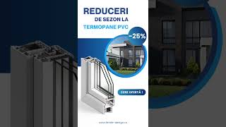 Termopane PVC Premium acum la 25 reducere Profită ACUM salamander tamplarie geamuripvc tende [upl. by Adekahs15]