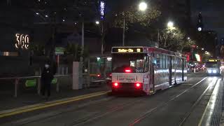 B2Class Melbourne Tram Comeng  Arriving at Melbourne Central Stop 5 Route 59 [upl. by Ynattir]