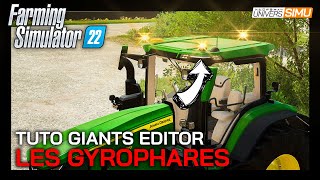 Tuto Modding FARMING SIMULATOR 22  des GYROPHARES en veuxtu en voilà [upl. by Bonns116]