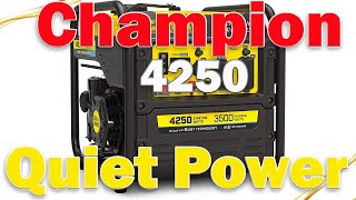 Champion 4250 Inverter Generator Power Equipment 200954 RV Ready Quiet Technology [upl. by Kurtis]