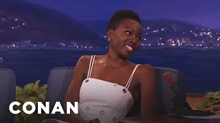 Danai Gurira quotThe Walking Deadquot Is The New quotFamily Ties”  CONAN on TBS [upl. by Yelssew]