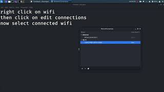 How to Remove connected wifi in kali Linux 20202 [upl. by Anilem]