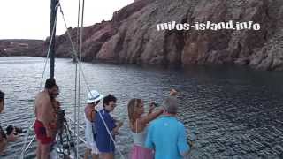 Milos island sailing Μήλος [upl. by Anwat675]