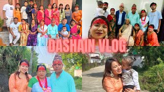 Dashain Vlog 2081🌸🥰 Rati 10 bajyo tika lauda lauda🙄 [upl. by Heeley]