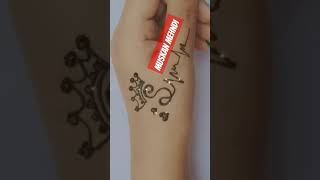 S Love tattoo mehendi hennatattoodesign temporarytattoodesign shortsvideo MehndiArtDesignByMusk [upl. by Snebur708]