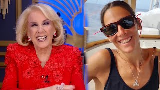 Juana Viale llamó a Mirtha desde el medio del mar y la abuela le recriminó quotQuiero que vuelvasquot [upl. by Bor329]