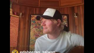 Shirtsleeves  Ed Sheeran  Multiply Insta Live 200524 [upl. by Wilmott]