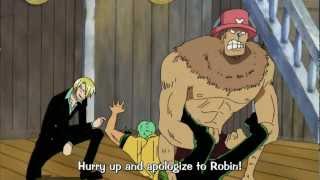 One Piece Funny Moment  Zorro Vs Chopper amp Sanji Ennies Lobby [upl. by Otila536]