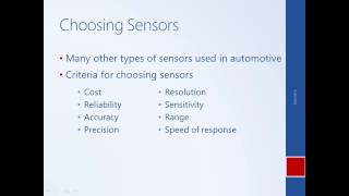 System Dynamics and Control Module 8  Electromechanical Systems Sensors [upl. by Iorgos]