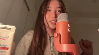 ASMR close clicky whisper ramble skincare faves🤍 [upl. by Mychal]