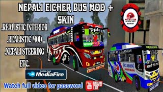 Nepali Eicher Bus Mod  How to Download amp Install [upl. by Avihs953]