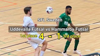 Uddevalla Futsal vs Hammarby Futsal 41 futsal goals highlights topleague sweden [upl. by Alyson511]