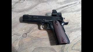 Sig 1911 22lr with Burris FastFire 4 Red Dot [upl. by Ahc924]