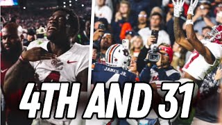 REACTION TO ALABAMA BEATING AUBURN 🗣️ [upl. by Edmondo]