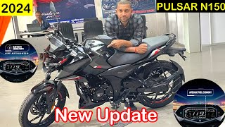 New Bajaj Pulsar N150 Model Bluetooth Digital Meter Launch Price features Full Review 2024 E20 BS7 [upl. by Patrizio]