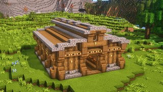 Minecraft  How to Build a Villager Trading Hall Tutorial [upl. by Nilrah]