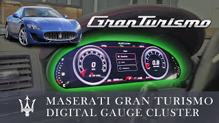 MASERATI GRAN TURISMO MODS CHANGES INTERIOR COMPLETELY EVERYTHING GOES DIGITAL APPLE CARPLAY ANDROID [upl. by Enitsenrae]